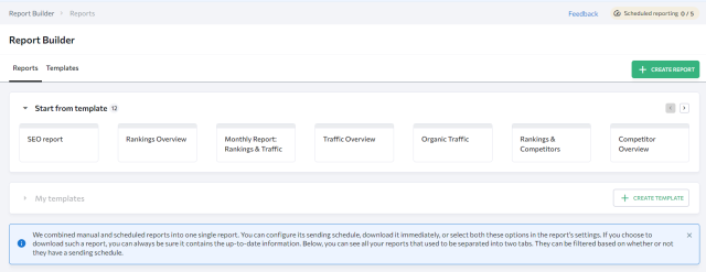 SE Ranking Report Builder