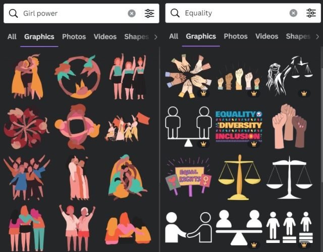 Canva Equality Elements