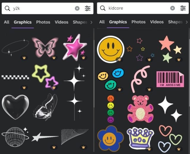 Canva Y2K Elements 