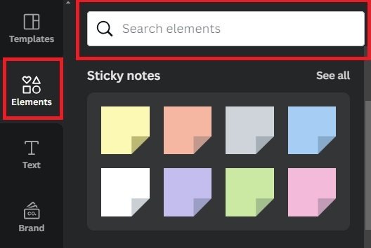 Canva elements