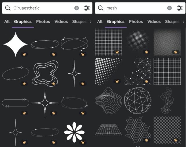 Geometric Canva Elements