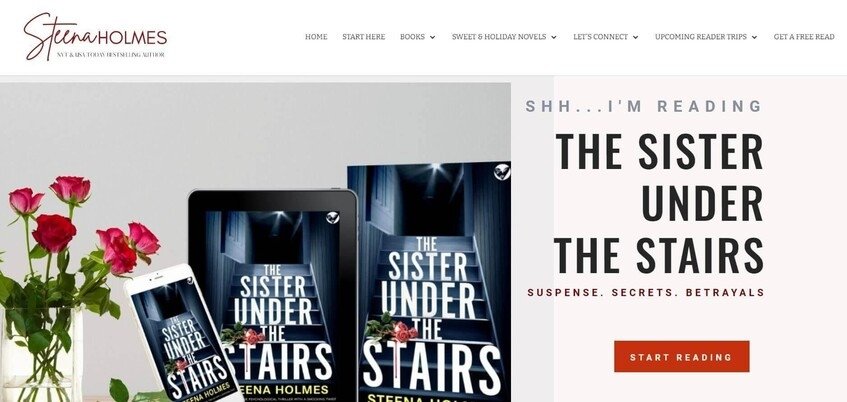 Author Website Design