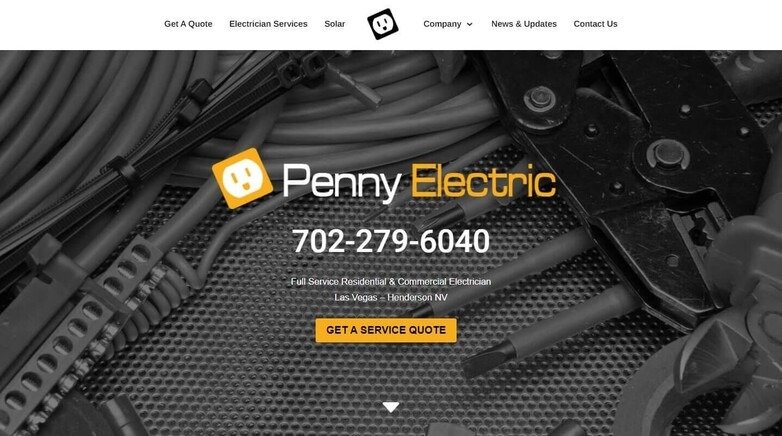 Electrician Website Design