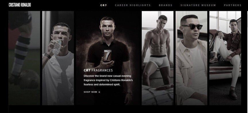 Influencer Website Design