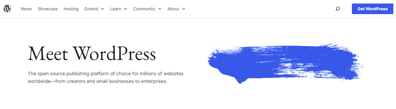 WordPress page