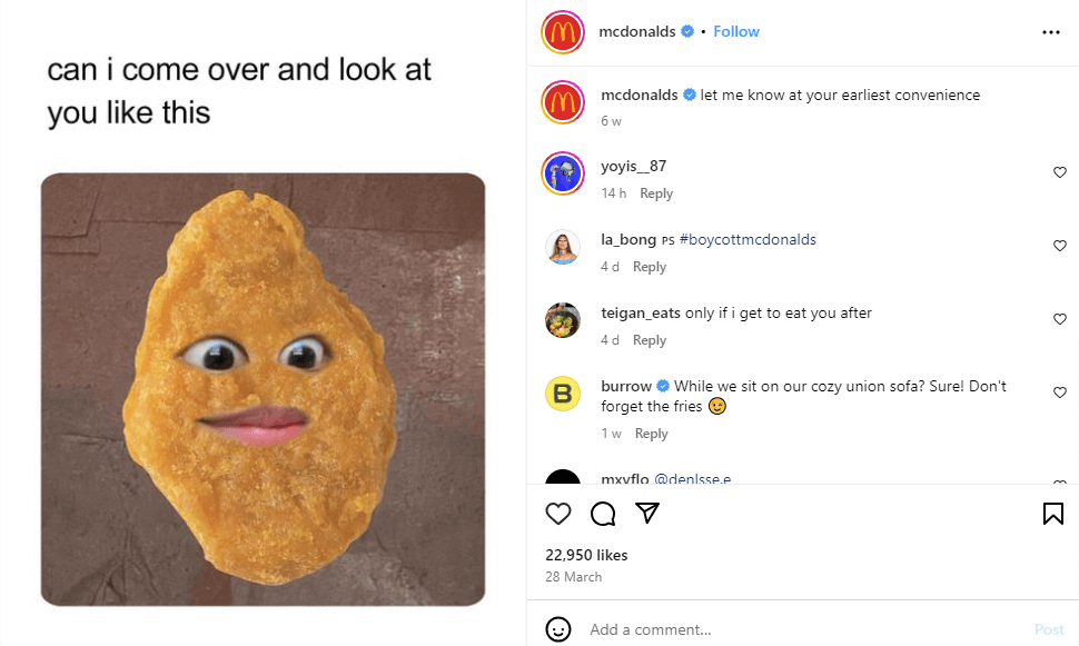 McDonalds brand tone of voice 