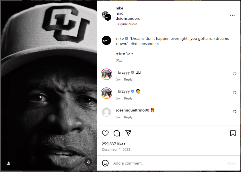 Nike brand tone of voice