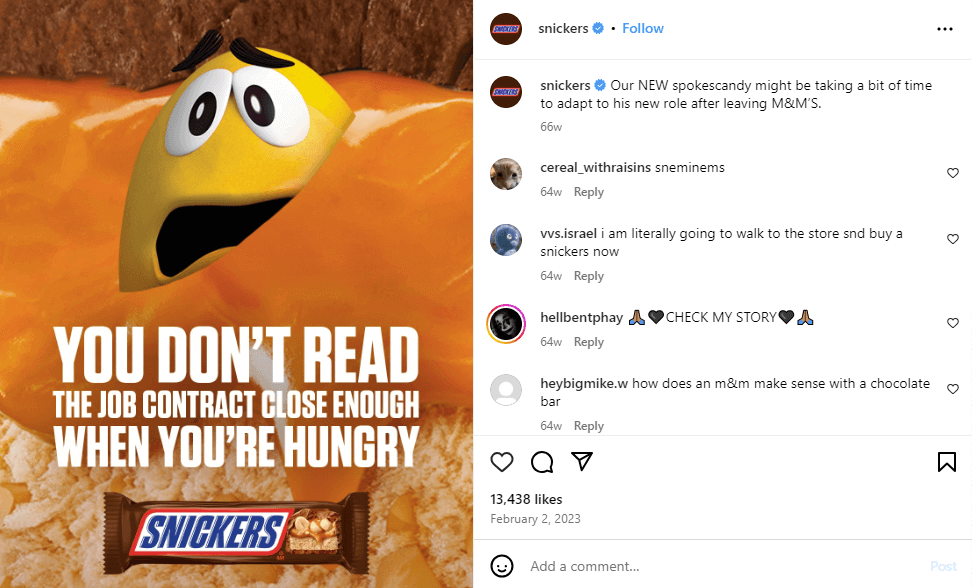 SNICKERS brand tone of voice 