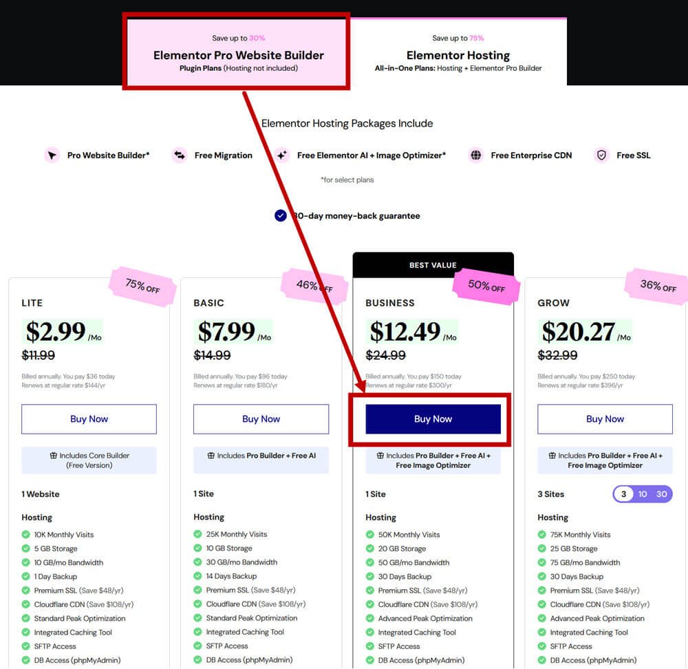 Select a Pro Plugin based on your needs