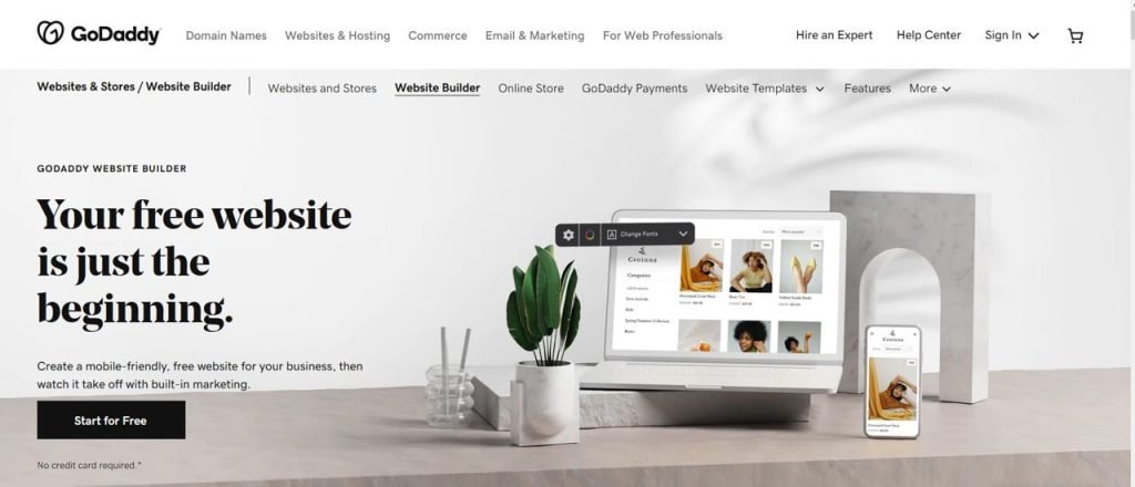 Godaddy website builder for SEO