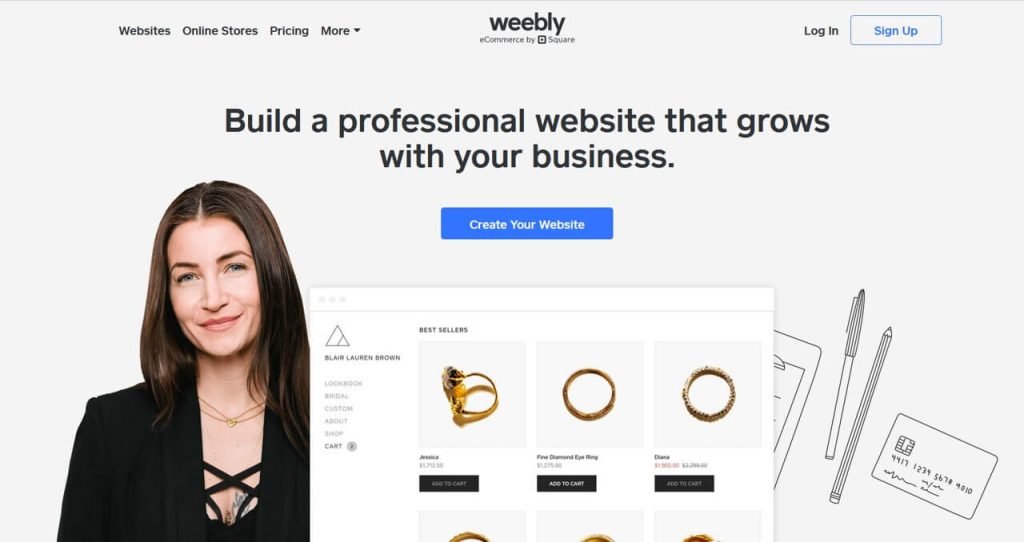 Weebly website builder for SEO
