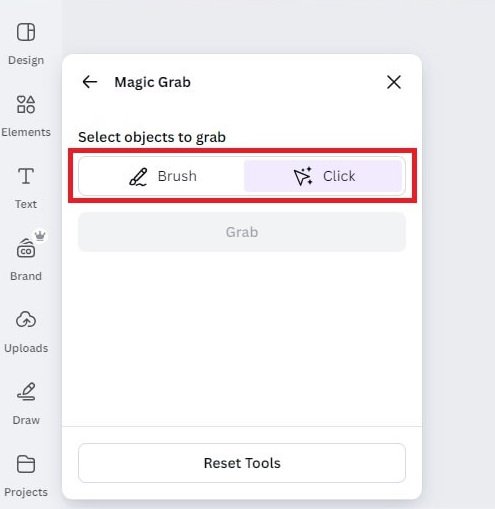 select the options