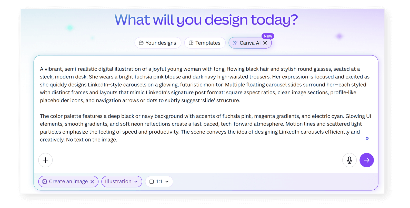 Generate the image in Canva