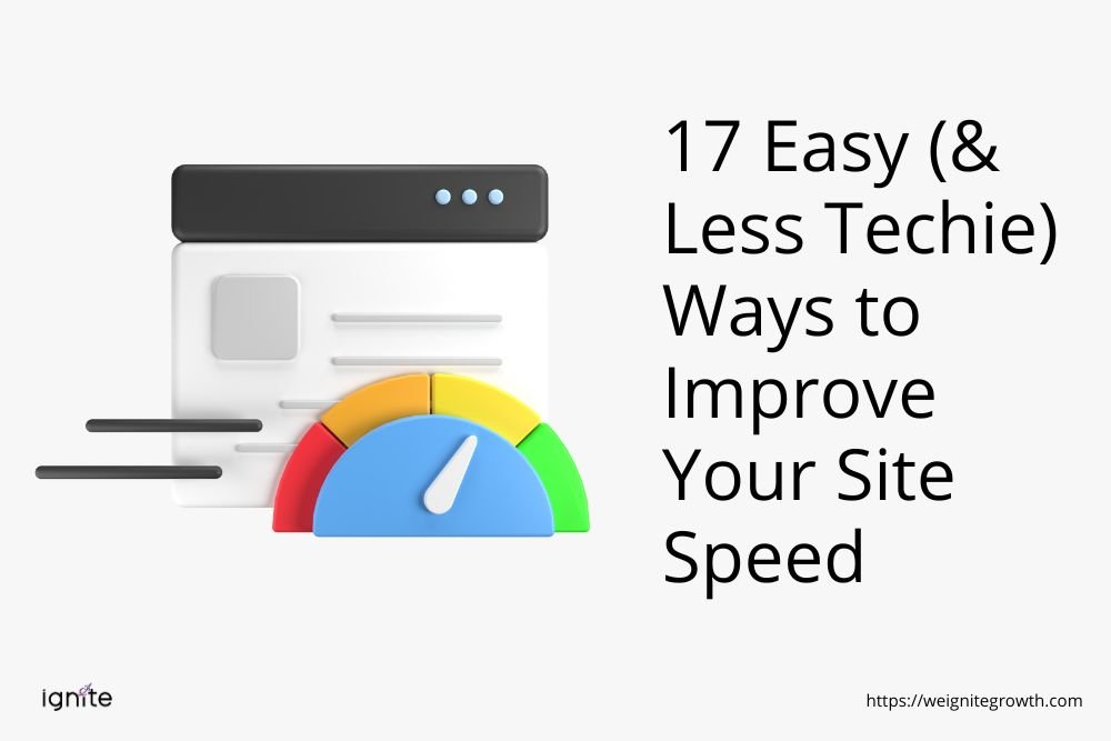 Easy Ways to Improve Site Speed