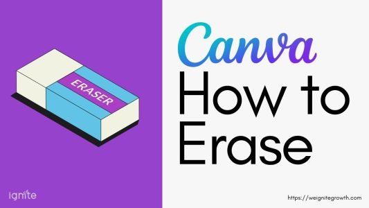 How to erase in Canva with the Canva Eraser Tool