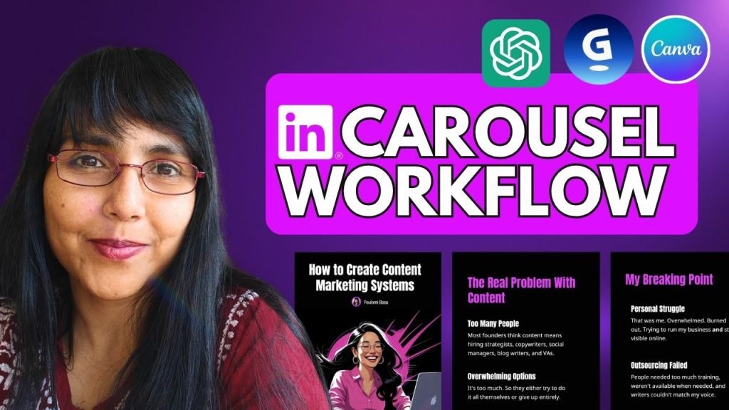 How I use AI to do LinkedIn carousels for my brand - FAST