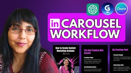 How I use AI to do LinkedIn carousels for my brand - FAST
