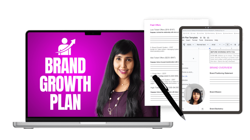 Brand Growth Plan Mockup Small